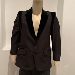 Victor Clothing Bronson Men’s Blazer Sport Coat Jacket Black 2 Buttons Vintage